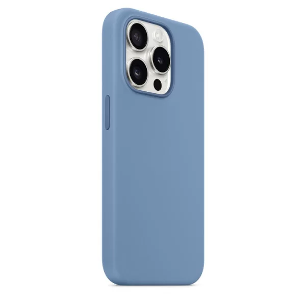 Чехол Screen Geeks Magsafe Silicone Case Iphone 15 Pro Max [Winter-Blue]